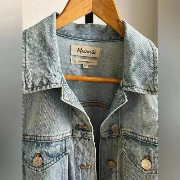 Madewell oversized trucker jacket - Picture 3 of 3